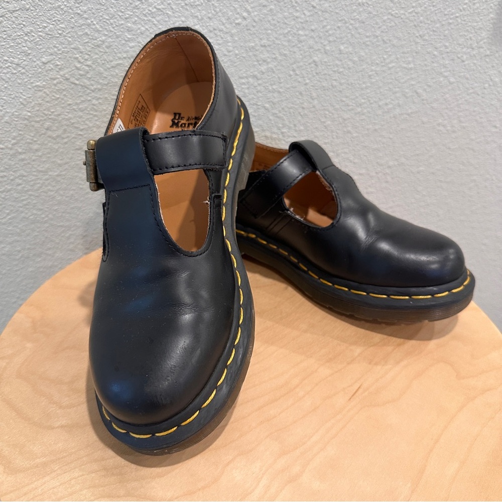 Dr. Martens Polley Smooth Leather Mary Janes black size 5